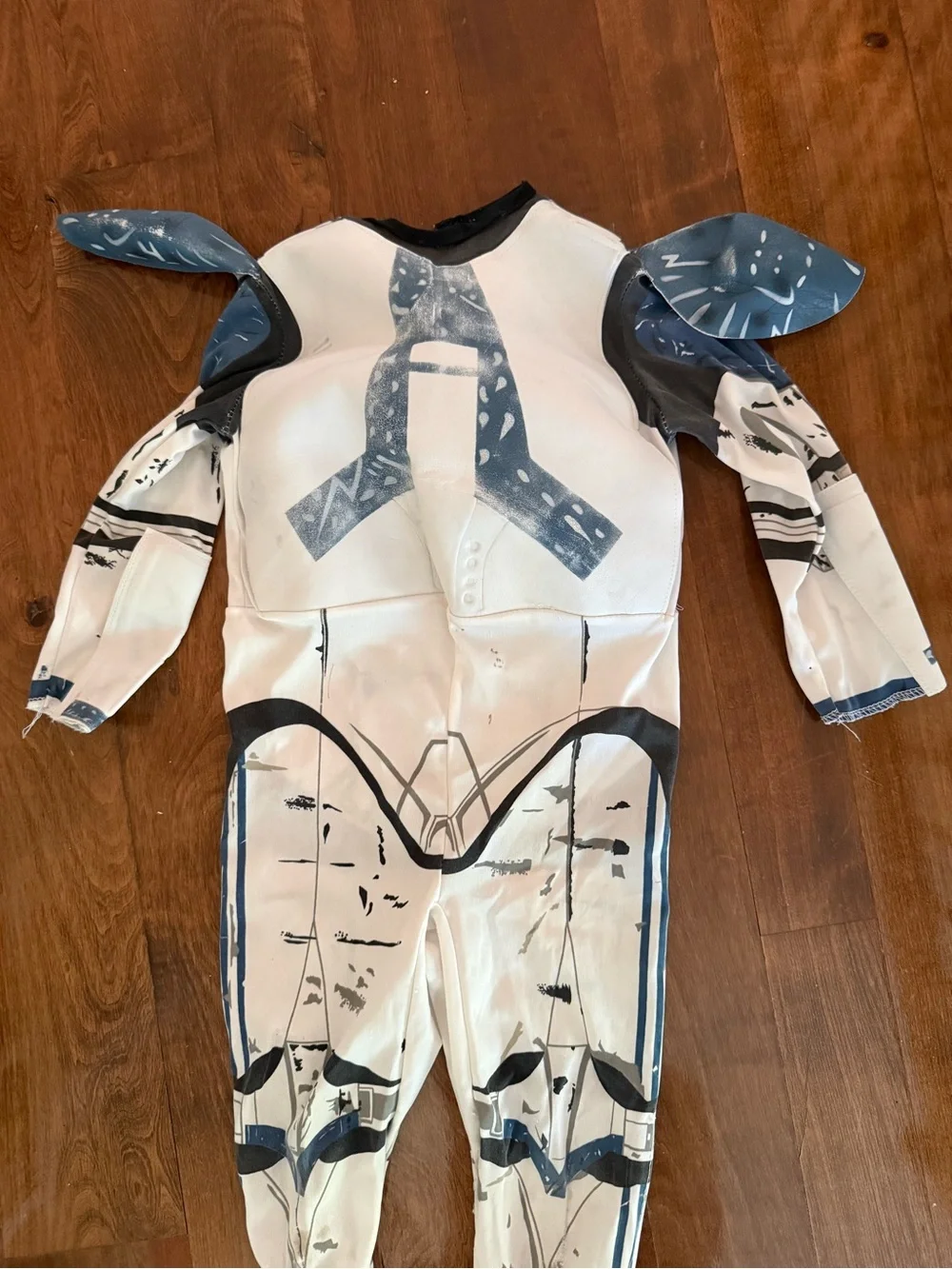 Star Wars Clone Trooper Costume Jumpsuit kids size small rubies brand